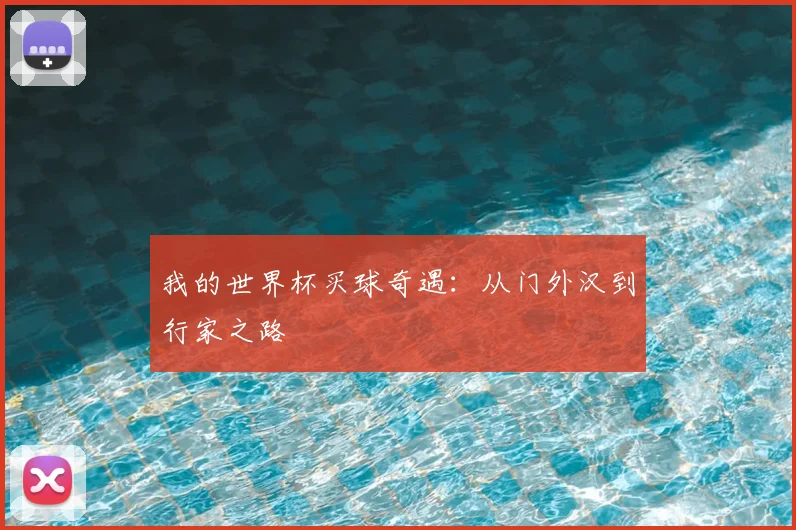我的世界杯买球奇遇：从门外汉到行家之路